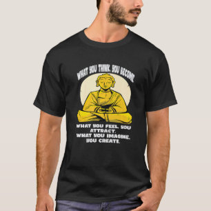 Buddhist Vintage Spiritual Yoga Meditation Motiva T-Shirt