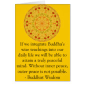 Buddhist Wisdom SAYING -  teaching (Front)