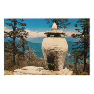 Buddhist Worship Site Wood Wall Decor
