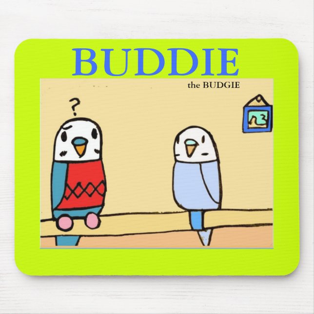 Buddie Finds Buddy Mousepad (Front)