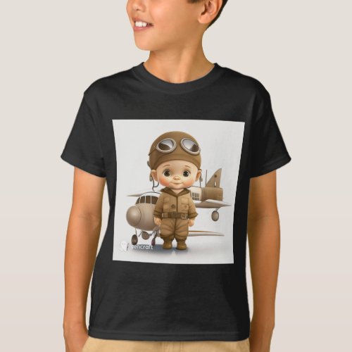 Budding AviatorThe Baby Monk and Pilots Dress T_Shirt