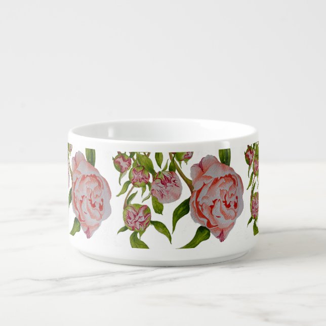 Budding peonies on a Chili Bowl (Center)