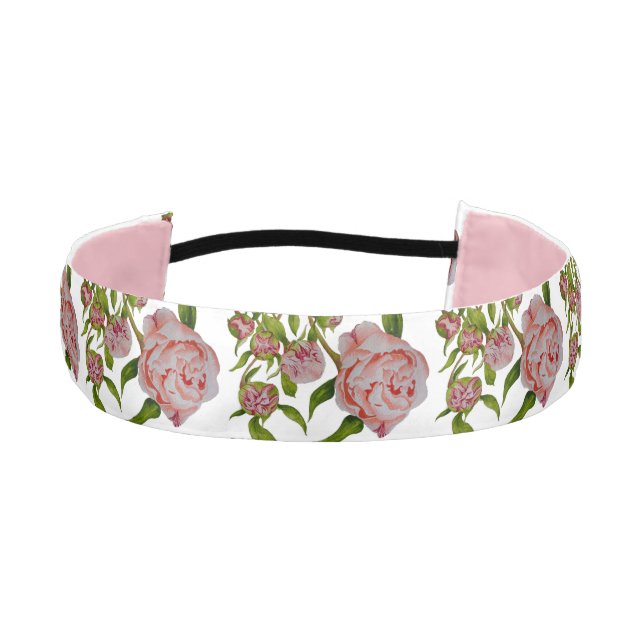 Budding Peonies on a Headband (Front)