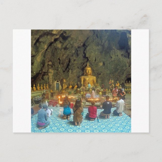 Buddist Cave Temple Postcard (Front)