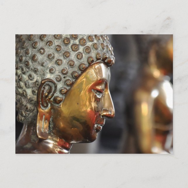 Buddist sculpture postcard (Front)