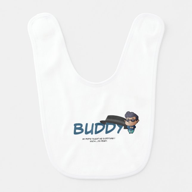 Buddy  baby bib (Front)