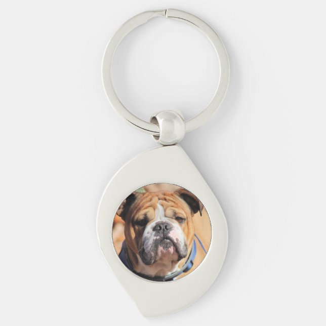 Buddy Bulldog  Keychain (Front)