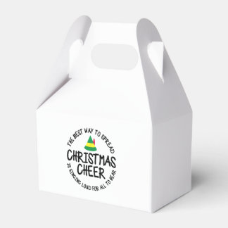 Buddy Elf Christmas Cheer 2022   Favor Boxes