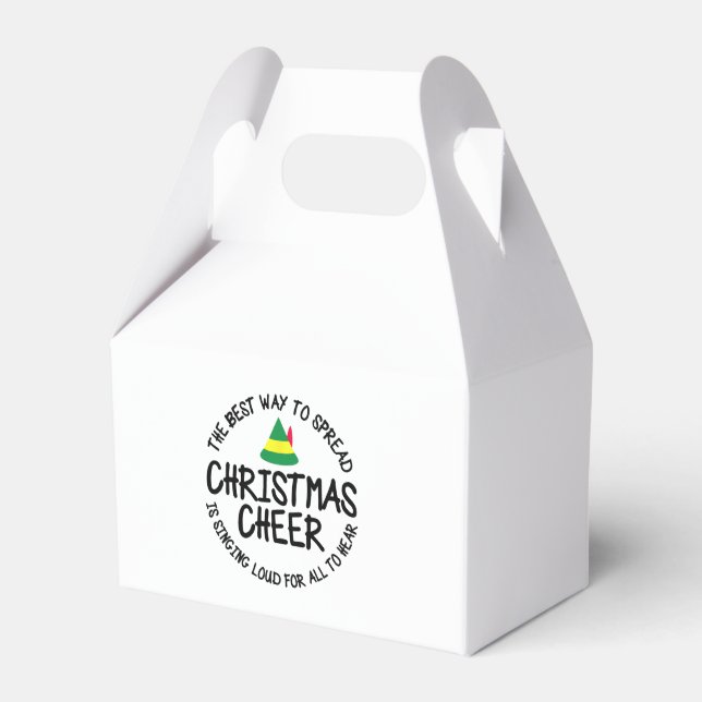 Buddy Elf Christmas Cheer 2022   Favor Boxes (Front Side)