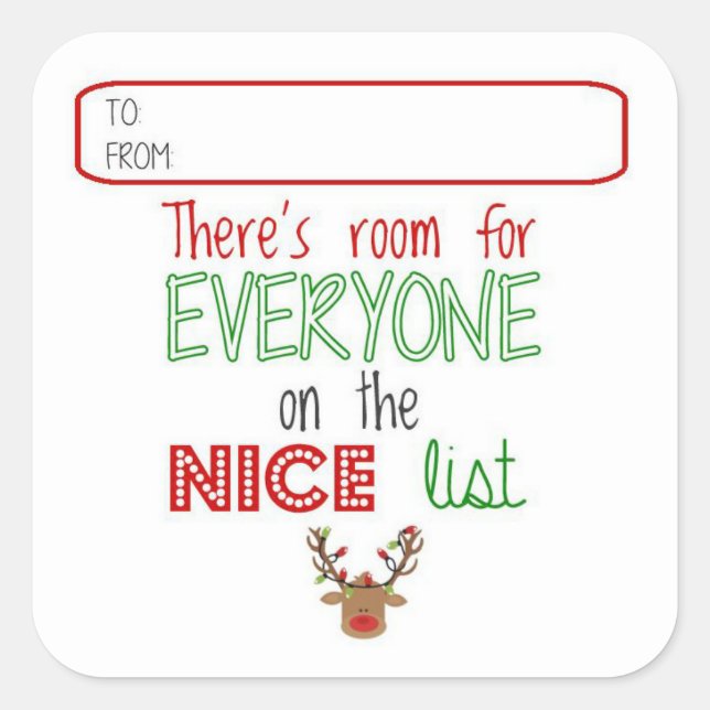 Buddy Gift Labels (Front)