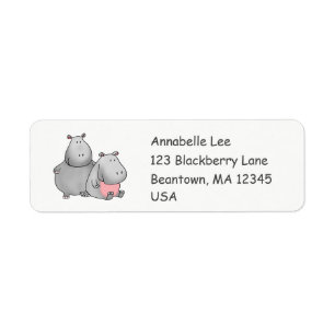 Buddy Hippos Label