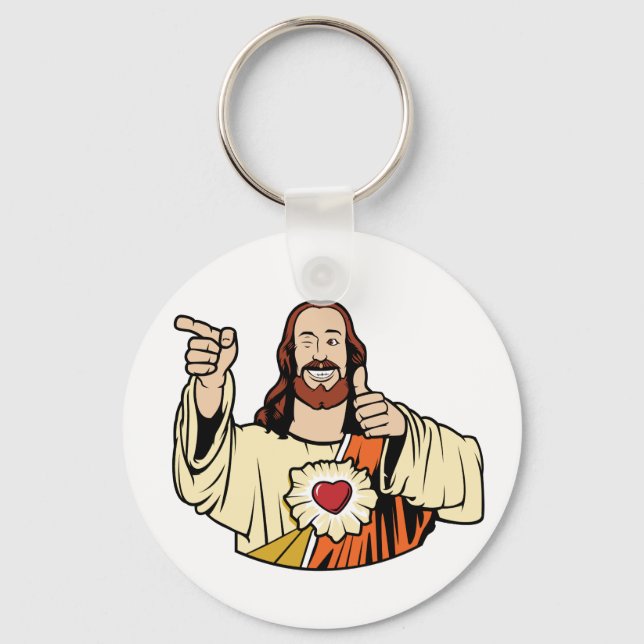 Buddy Jesus Key Chain (Front)