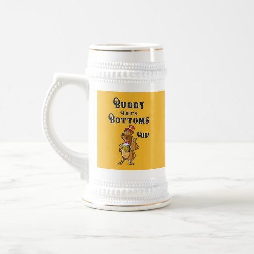 Buddy Lets Bottoms Up International 4 August Beer Beer Stein