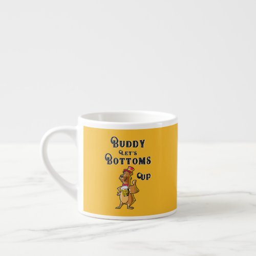 Buddy Lets Bottoms Up International 4 August Beer Espresso Cup