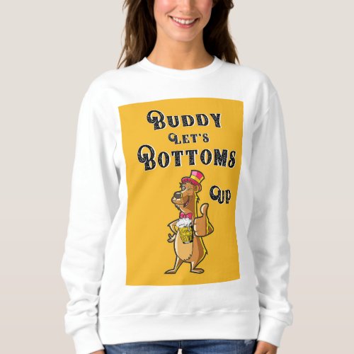 Buddy Lets Bottoms Up International 4 August Beer Sweatshirt