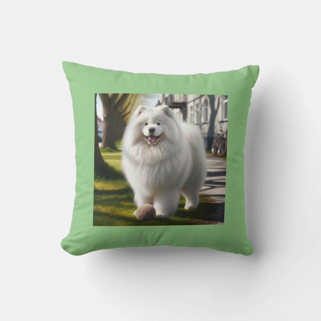 Buddy Love  Throw Pillow (Front)