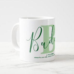 Buddy Name Meaning Monogram Dog Owner Giant Coffee Mug
