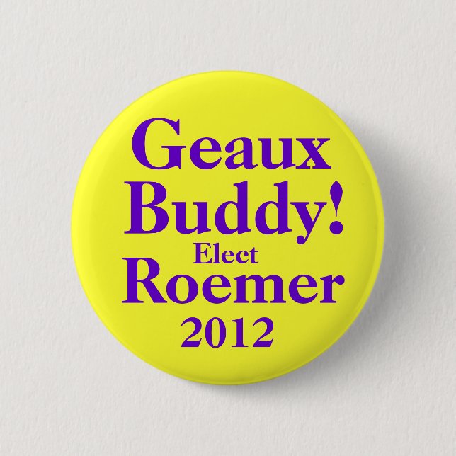 BUDDY ROEMER 2012 BUTTON (Front)