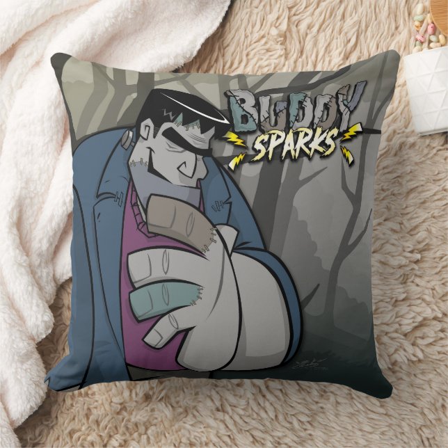Buddy Sparks Throw Pillow (Blanket)