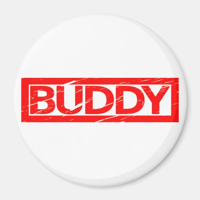 Buddy Stamp Magnet (Front)