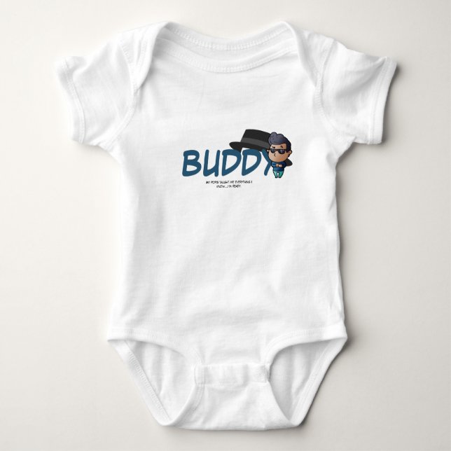 Buddy T-Shirt Baby Bodysuit (Front)
