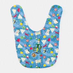 Buddy the Elf Cartoon Pattern Baby Bib