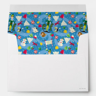 Buddy the Elf Cartoon Pattern Envelope