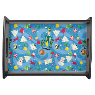 Buddy the Elf Cartoon Pattern Serving Tray