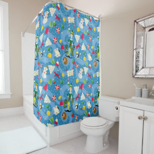 Buddy the Elf Cartoon Pattern Shower Curtain