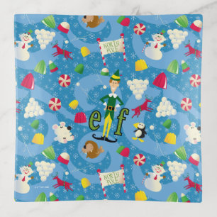 Buddy the Elf Cartoon Pattern Trinket Tray
