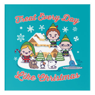 Buddy the Elf Chibi Graphic Acrylic Print