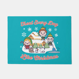 Buddy the Elf Chibi Graphic Doormat