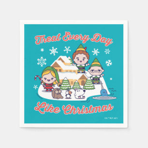Buddy the Elf Chibi Graphic Napkins