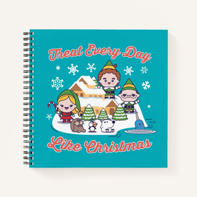 Buddy the Elf Chibi Graphic Notebook (Front)