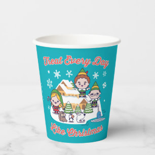 Buddy the Elf Chibi Graphic Paper Cups