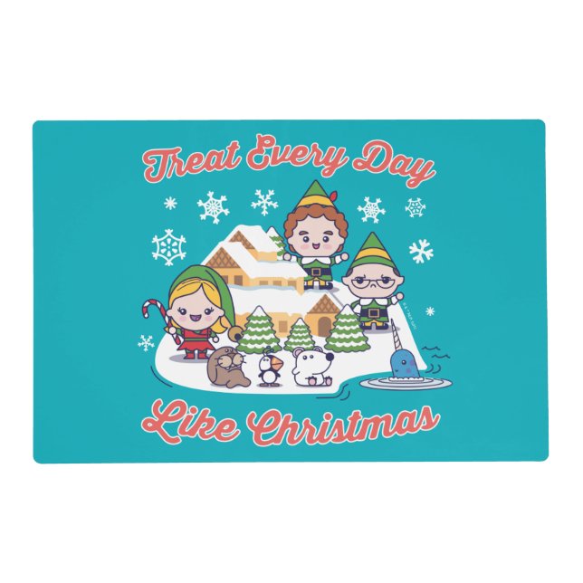 Buddy the Elf Chibi Graphic Placemat (Front)