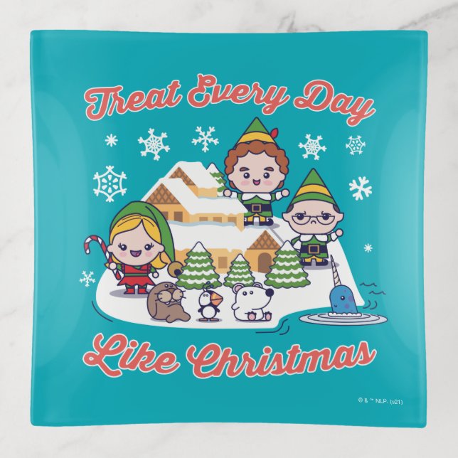 Buddy the Elf Chibi Graphic Trinket Tray (Front)