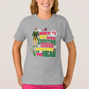 Buddy the Elf   Christmas Cheer Graphic Quote T-Shirt