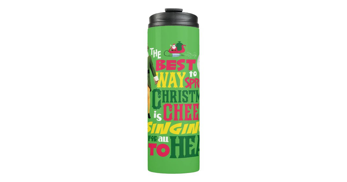 ELF Christmas 20oz hot/cold tumbler Elf Movie Quote Tumbler