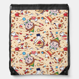 Buddy the Elf   Christmas Cheer Pattern Drawstring Bag