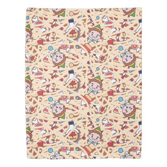 Buddy the Elf | Christmas Cheer Pattern Duvet Cover (Front)