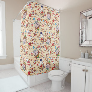 Buddy the Elf   Christmas Cheer Pattern Shower Curtain