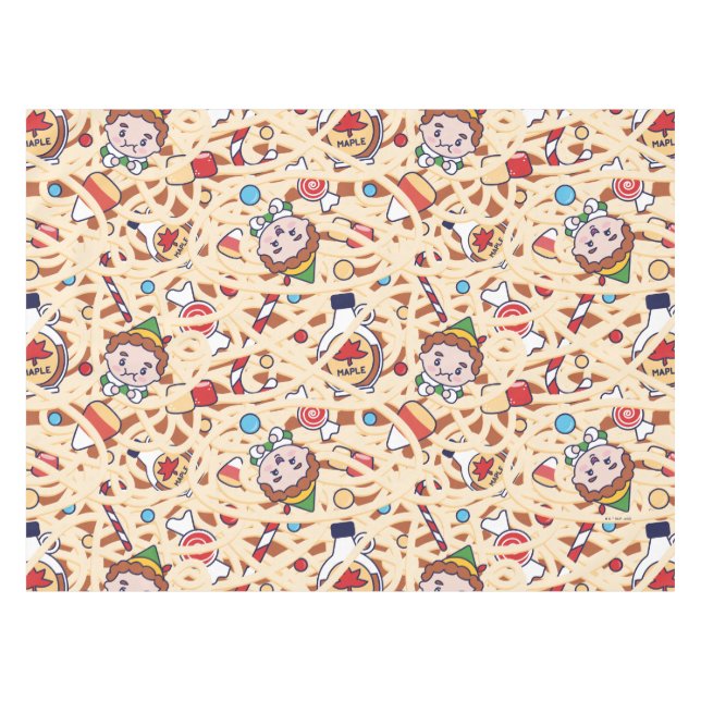 Buddy the Elf | Christmas Cheer Pattern Tablecloth (Front (Horizontal))