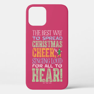 Buddy the Elf   Christmas Cheer Quote iPhone 12 Case