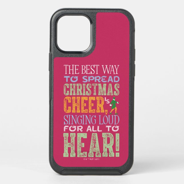 Buddy the Elf | Christmas Cheer Quote Otterbox iPhone Case (Back)