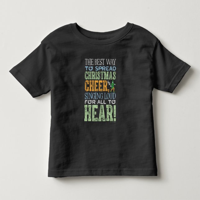 Buddy the Elf | Christmas Cheer Quote Toddler T-shirt (Front)