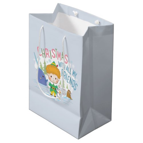 Buddy the Elf Christmas With All My Friends Medium Gift Bag