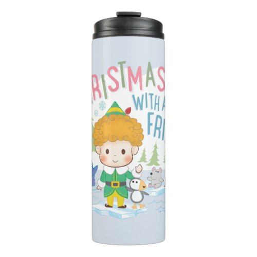 Buddy the Elf Christmas With All My Friends Thermal Tumbler