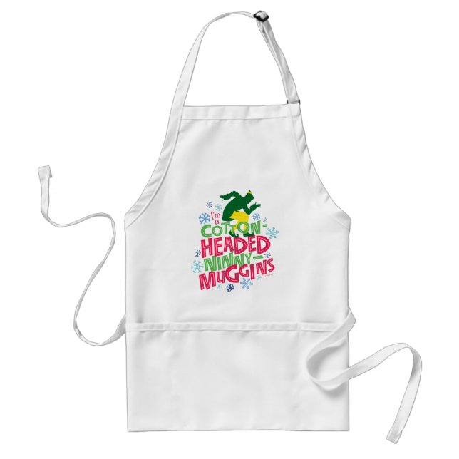 Buddy the Elf | Cotton Headed Ninny-Muggins Adult Apron (Front)