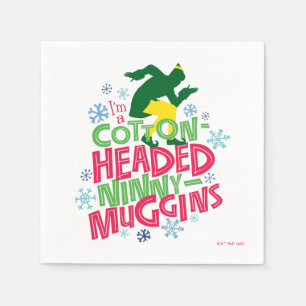 Buddy the Elf Cotton Headed Ninny-Muggins Napkins